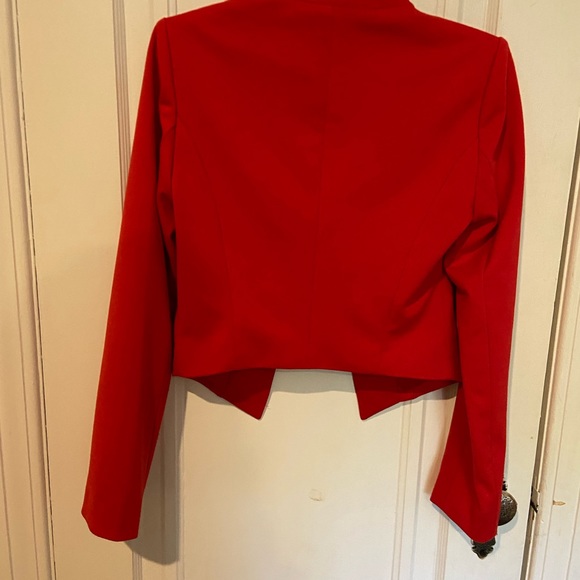 Forever 21 RED tailored jacket SMALL Christmas - Picture 5 of 5